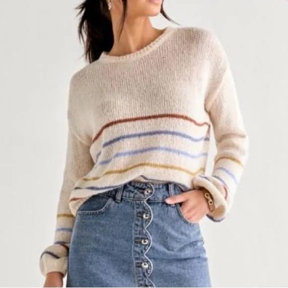 Blue Rain X Francescas Striped Sweater